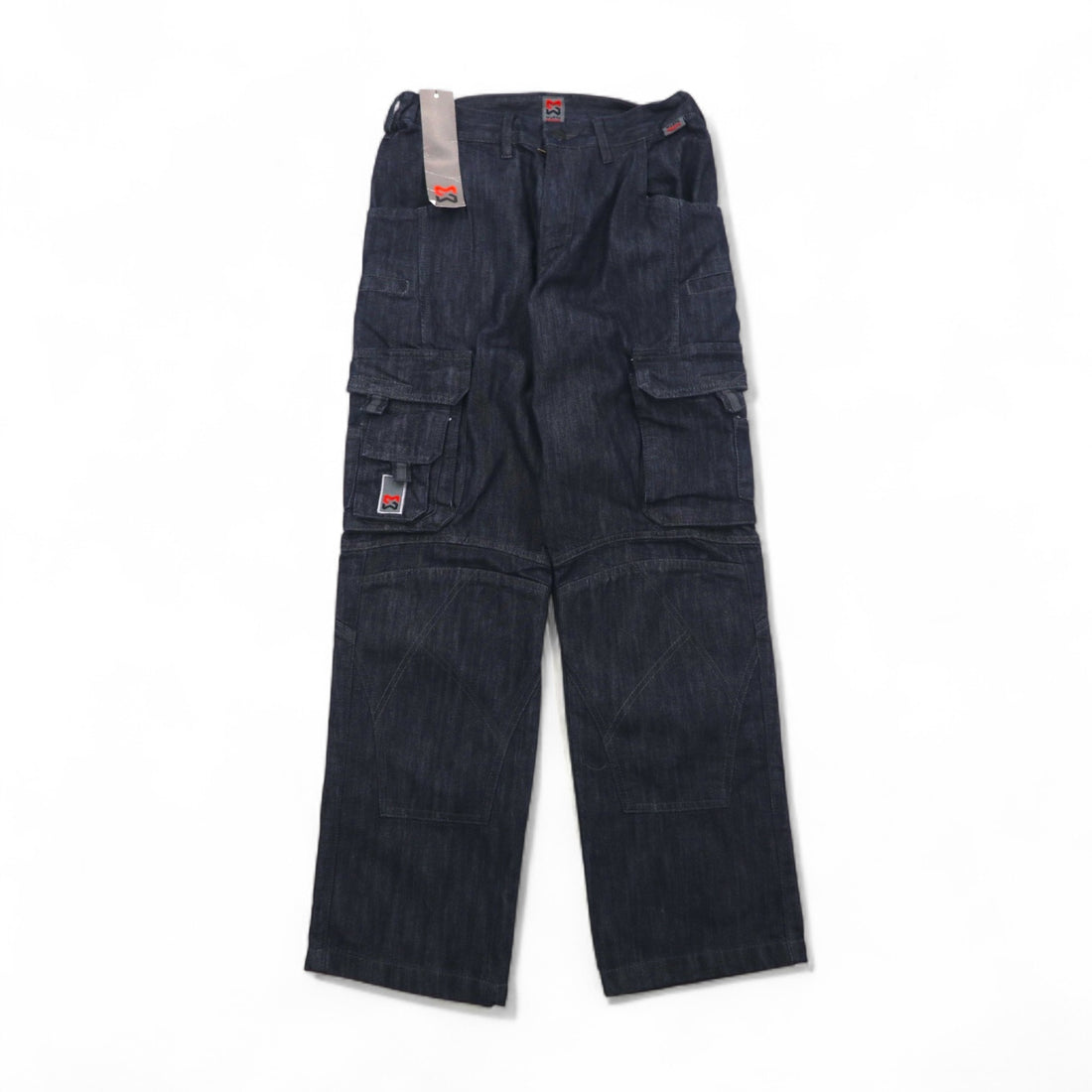00年代 WURTH MODYF バギー デニム カーゴパンツ L ダークインディゴ 未使用品