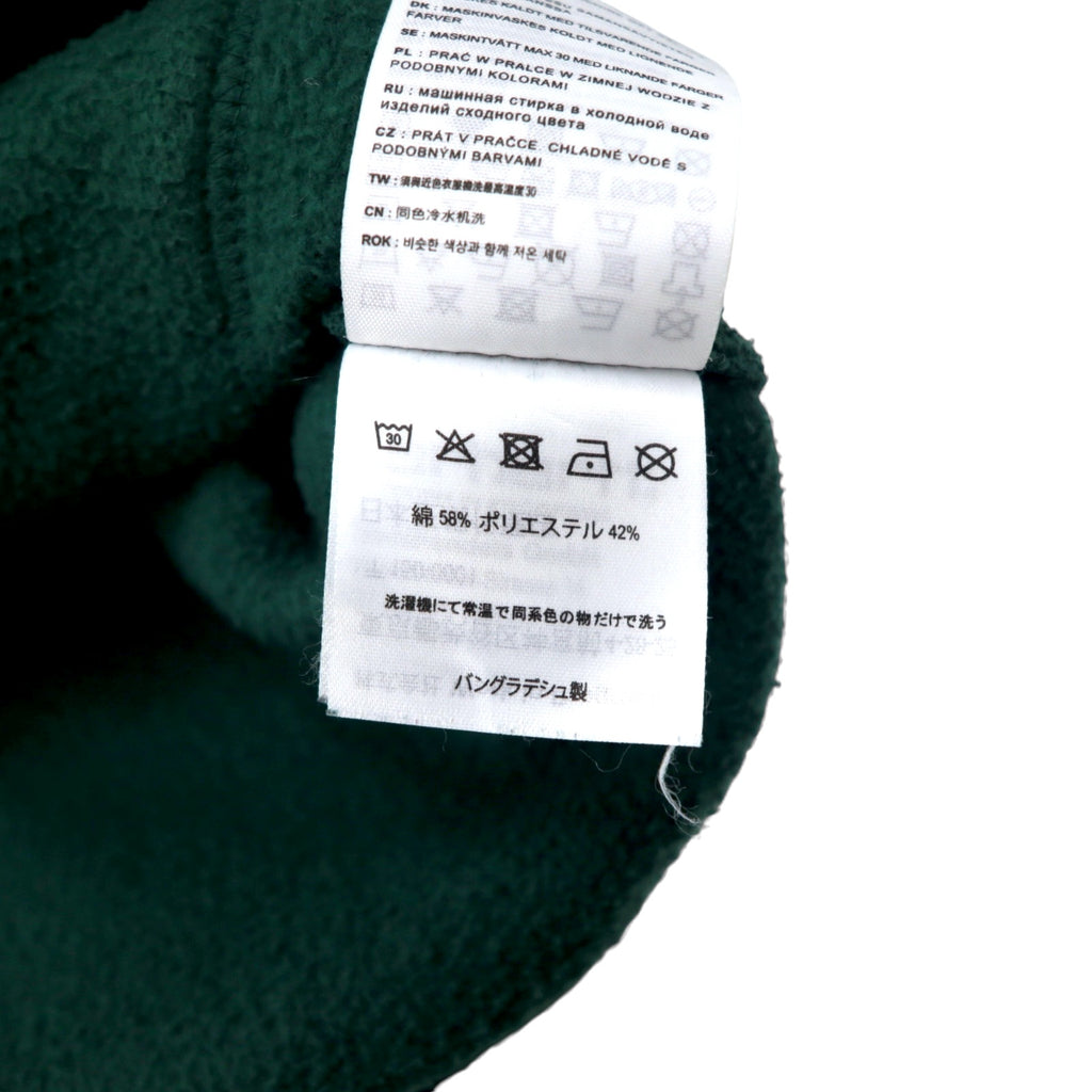 carhartt WIP pullover hoodie M green cotton HOODED CHASE SWEAT 1026384