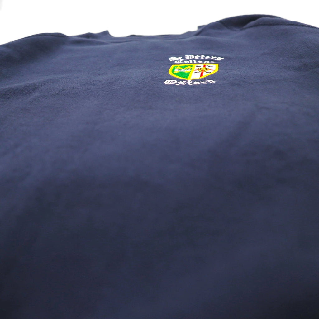 80s USA Vintage College Sweatshirt JERZEES 80年代 スウェット トレーナー XL スコットランド製 St.Peters College Oxford ラグラン