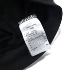 NIKE AIR French Terry Crew Neck Sweatshirt M Black Cotton Swoosh