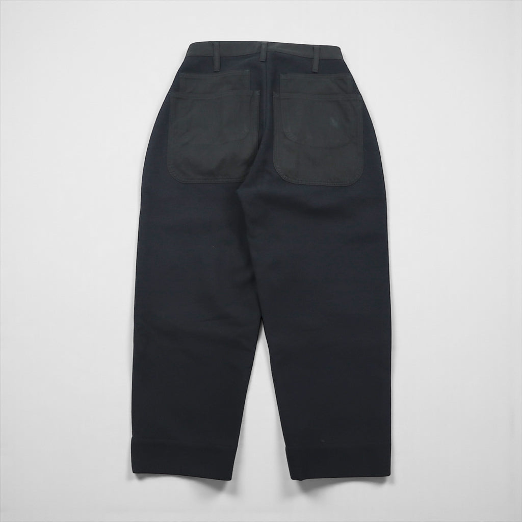 TUKI コンバットパンツ 0135 Combat Pants Melton ワイドパンツ S グレー ウール メルトン 日本製