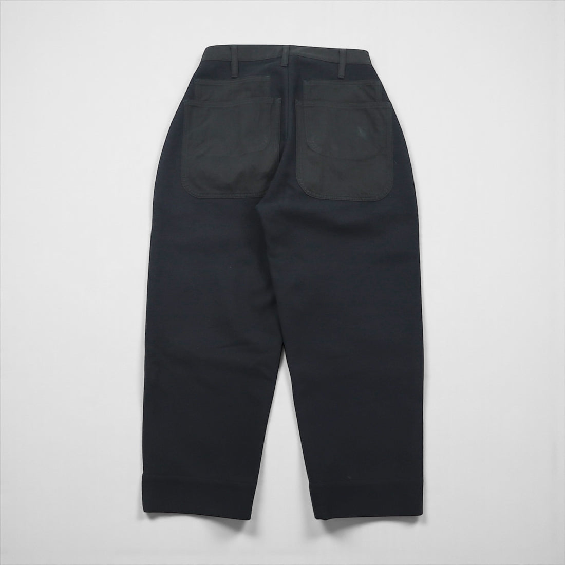 TUKI コンバットパンツ 0135 Combat Pants Melton ワイドパンツ S グレー ウール メルトン 日本製