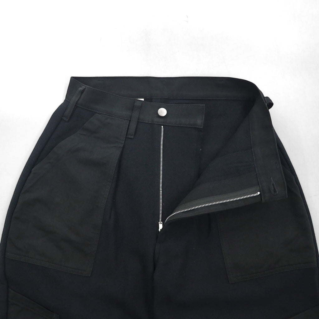 TUKI コンバットパンツ 0135 Combat Pants Melton ワイドパンツ S グレー ウール メルトン 日本製