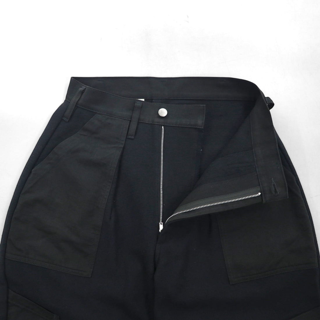TUKI コンバットパンツ 0135 Combat Pants Melton ワイドパンツ S グレー ウール メルトン 日本製