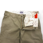A BATHING APE x Dickies USA-Made Work Chino Pants, Size M, Beige, TALON Zip, 001PT9631915