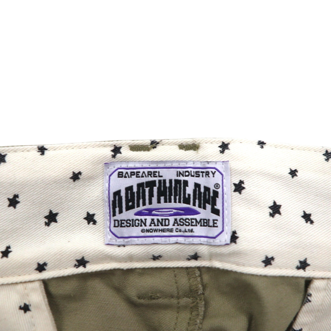 A BATHING APE x Dickies USA-Made Work Chino Pants, Size M, Beige, TALON Zip, 001PT9631915