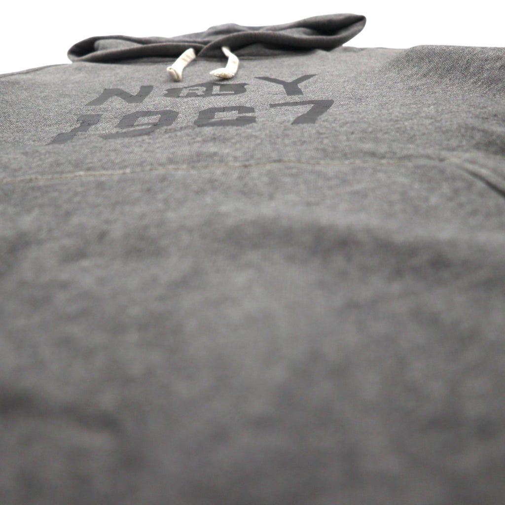 Polo Ralph Lauren プルオーバー パーカー M グレー NY 1967 プリント