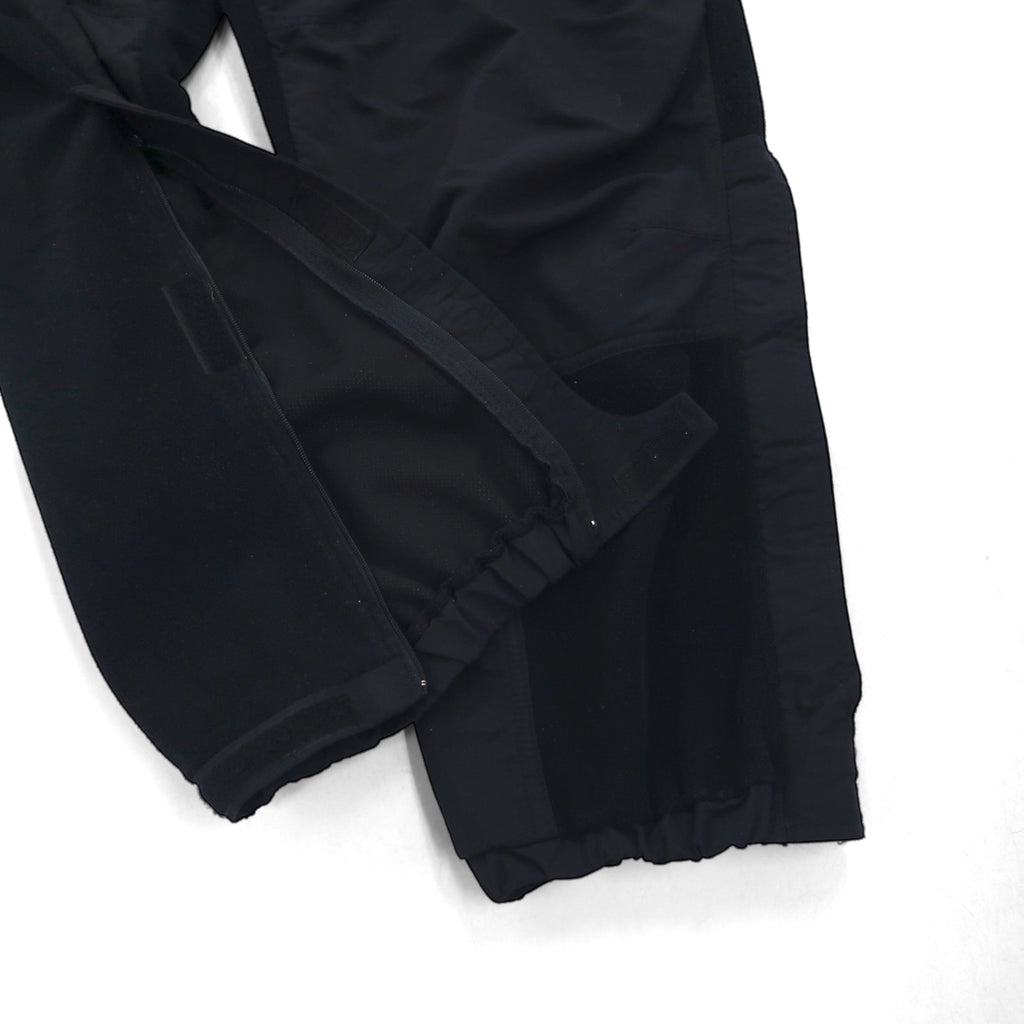 Cabela’s ミリタリー フリース カーゴパンツ XL ブラック GORE WINDSTOPPER ナイロン切替 ウェビングベルト 裾 スリット カナダ製