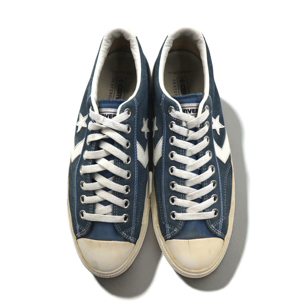 CONVERSE SKATEBORDING ブレークスター BREAKSTAR SK OX スニーカー 28cm ブルー スエード 1CL420