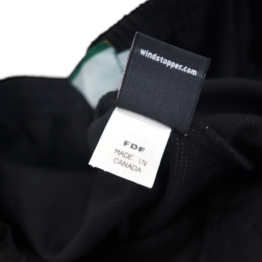 Cabela’s ミリタリー フリース カーゴパンツ XL ブラック GORE WINDSTOPPER ナイロン切替 ウェビングベルト 裾 スリット カナダ製