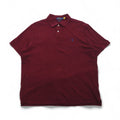 POLO RALPH LAUREN クラシックフィット ポロシャツ 2XL ボルドー コットン 鹿の子 スモールポニー刺繍