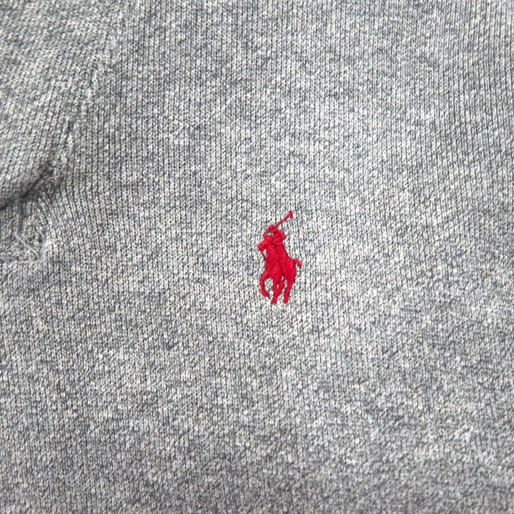 Polo Ralph Lauren Shawl Collar Sweatshirt, XL, Gray Cotton, Small Pony Embroidery