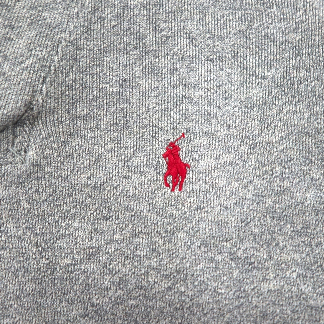 Polo Ralph Lauren Shawl Collar Sweatshirt, XL, Gray Cotton, Small Pony Embroidery
