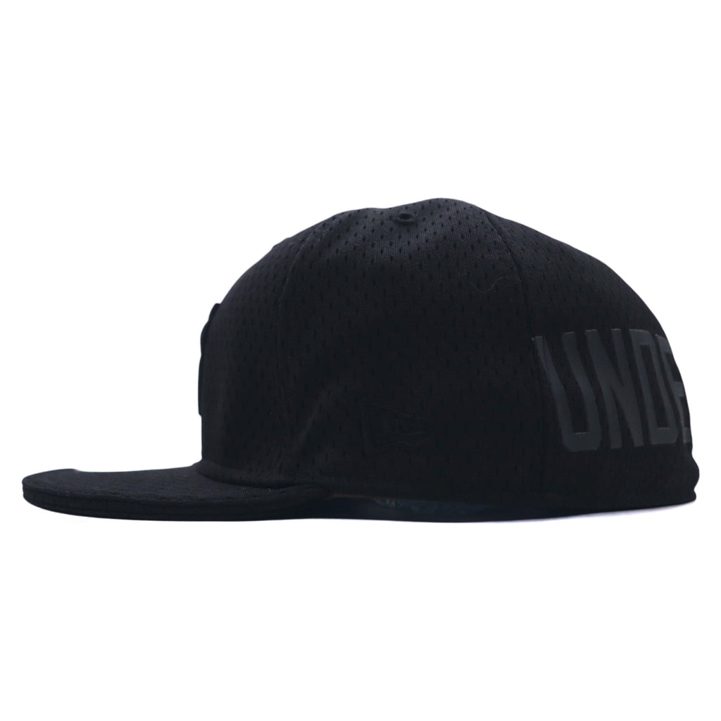 UNDEFEATED × NEWERA Baseball Cap 59.6cm Black Mesh Polyester Logo Embroidery