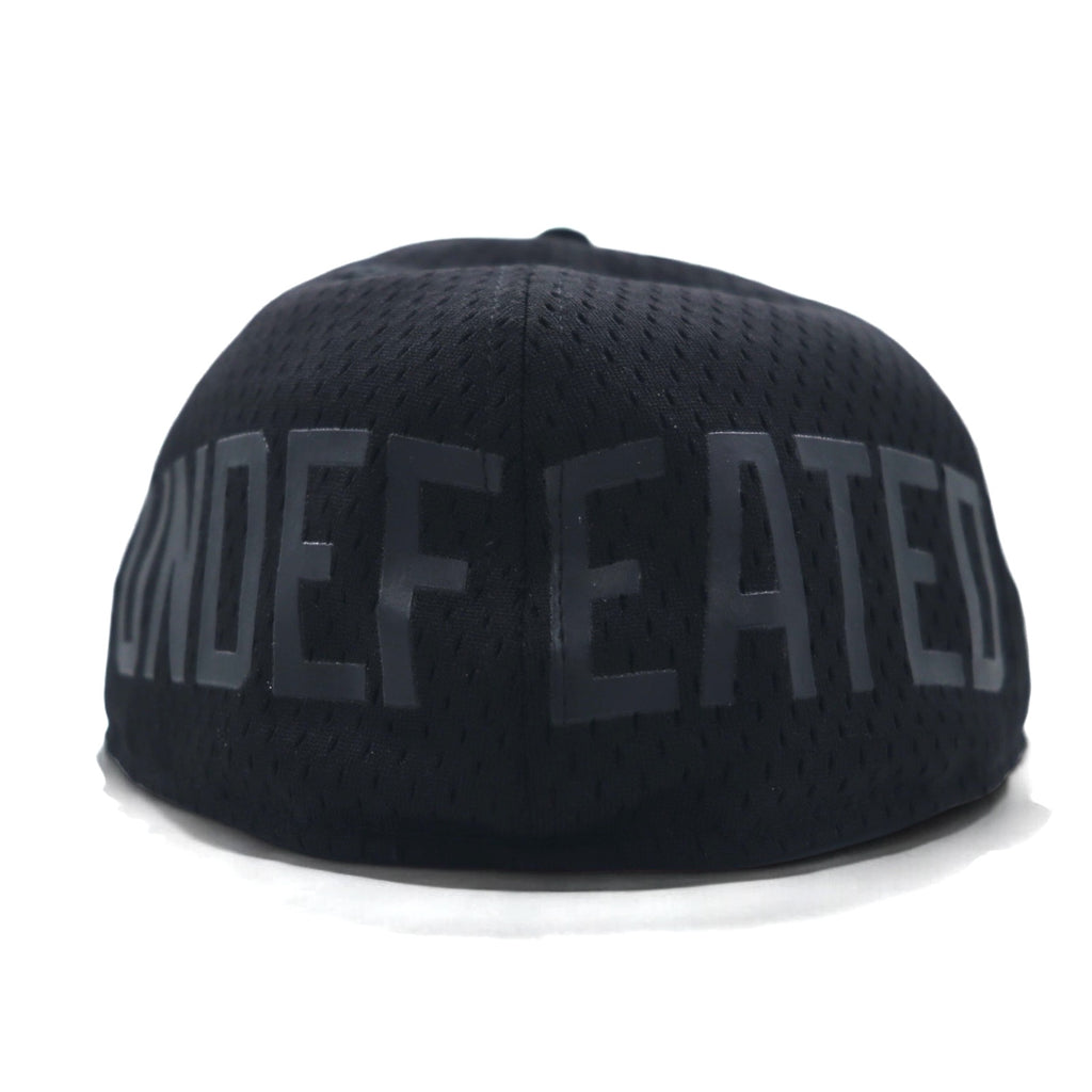 UNDEFEATED × NEWERA Baseball Cap 59.6cm Black Mesh Polyester Logo Embroidery