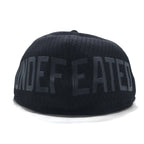 UNDEFEATED × NEWERA Baseball Cap 59.6cm Black Mesh Polyester Logo Embroidery