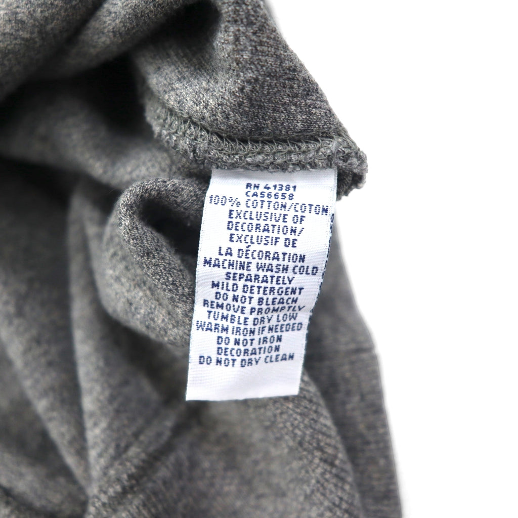 Polo Ralph Lauren Shawl Collar Sweatshirt, XL, Gray Cotton, Small Pony Embroidery