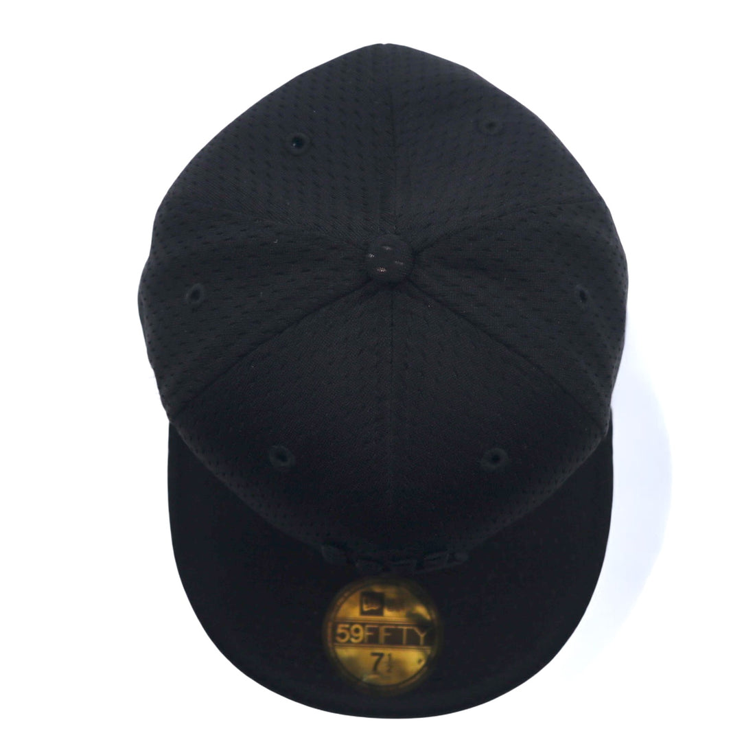 UNDEFEATED × NEWERA Baseball Cap 59.6cm Black Mesh Polyester Logo Embroidery