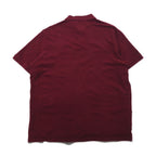 POLO RALPH LAUREN クラシックフィット ポロシャツ 2XL ボルドー コットン 鹿の子 スモールポニー刺繍
