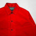 BROWN by 2-tacs Nylon Coach Jacket, Size M, Red, B20-J002, Chin Strap, Snap Buttons, Made in Japan