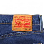 Levi's 511 Slim Fit Tapered Denim Pants Size 32 Blue Cotton Stretch 04511-5297