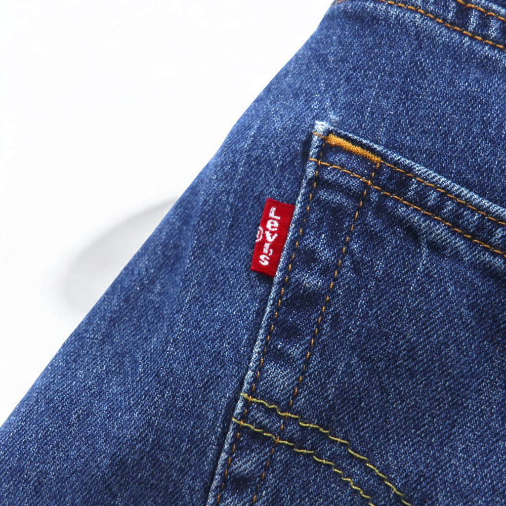 Levi's 511 Slim Fit Tapered Denim Pants Size 32 Blue Cotton Stretch 04511-5297