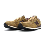 New Balance 574 Suede Sneakers, Size 29cm, Beige with Mesh, ML574VCI