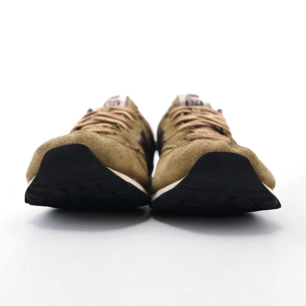 New Balance 574 Suede Sneakers, Size 29cm, Beige with Mesh, ML574VCI