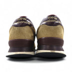 New Balance 574 Suede Sneakers, Size 29cm, Beige with Mesh, ML574VCI