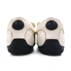 GUCCI Made in Italy Sherry Line Driving Shoes Slip-On Sneakers 28cm White Leather 108445