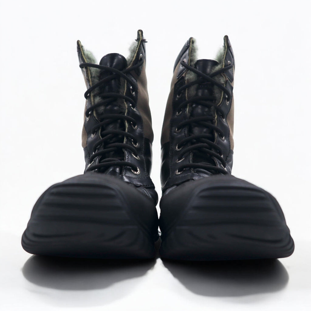 UGG Adirondack Snow Boots 26cm Black Leather WATERPROOF Waterproof Vibram Sole Adirondack