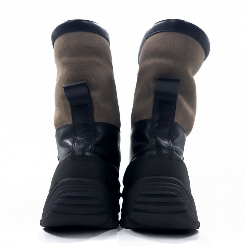 UGG Adirondack Snow Boots 26cm Black Leather WATERPROOF Waterproof Vibram Sole Adirondack