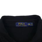 Polo Ralph Lauren ビッグサイズ 長袖 ポロシャツ ラガーシャツ 2XL ブラック コットン