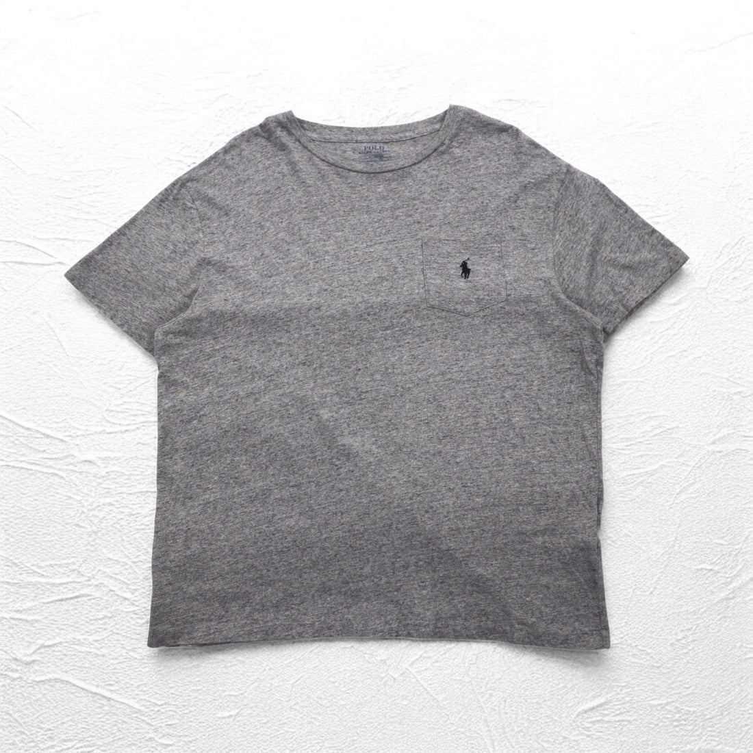 POLO RALPH LAUREN Classic Fit Pocket T-Shirt Pocket TL Grey Small Pony Embroidery
