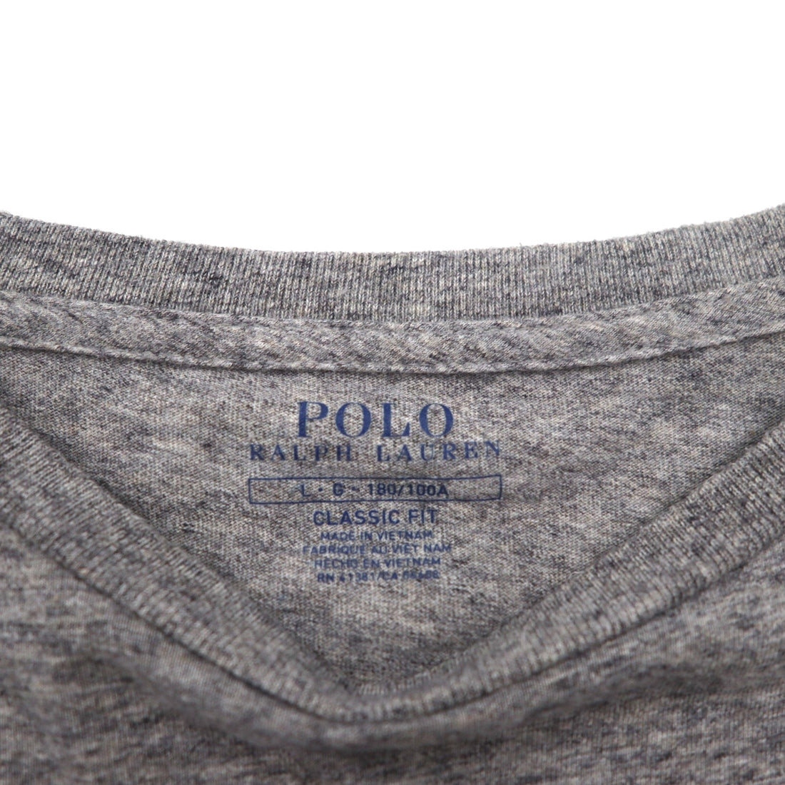 POLO RALPH LAUREN Classic Fit Pocket T-Shirt Pocket TL Grey Small Pony Embroidery
