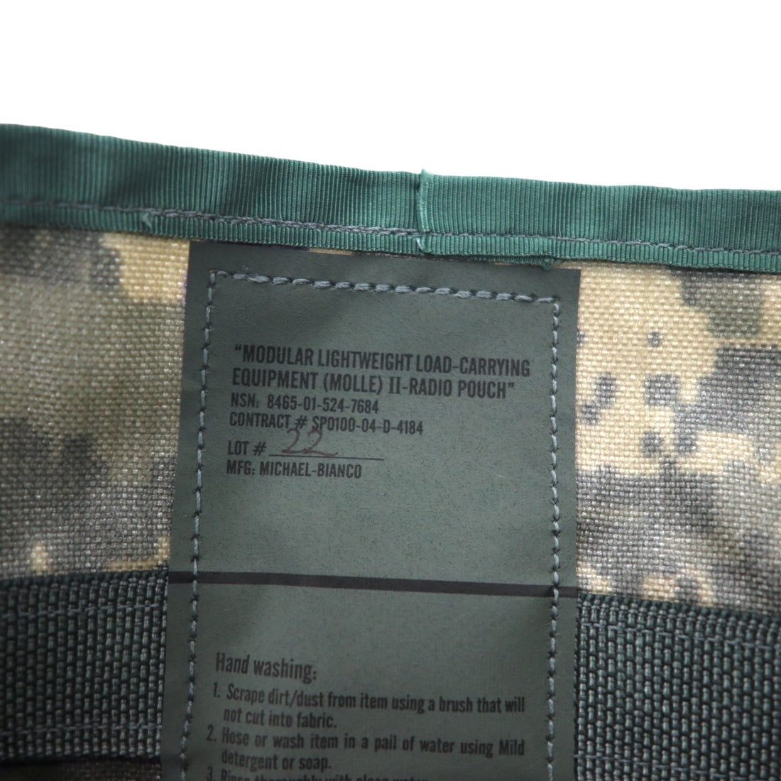 US ARMY MOLLE 2 Radio Bag UCP Shoulder Bag Nylon Digital Camo Military 8465-01-524-7684 Deadstock Unused