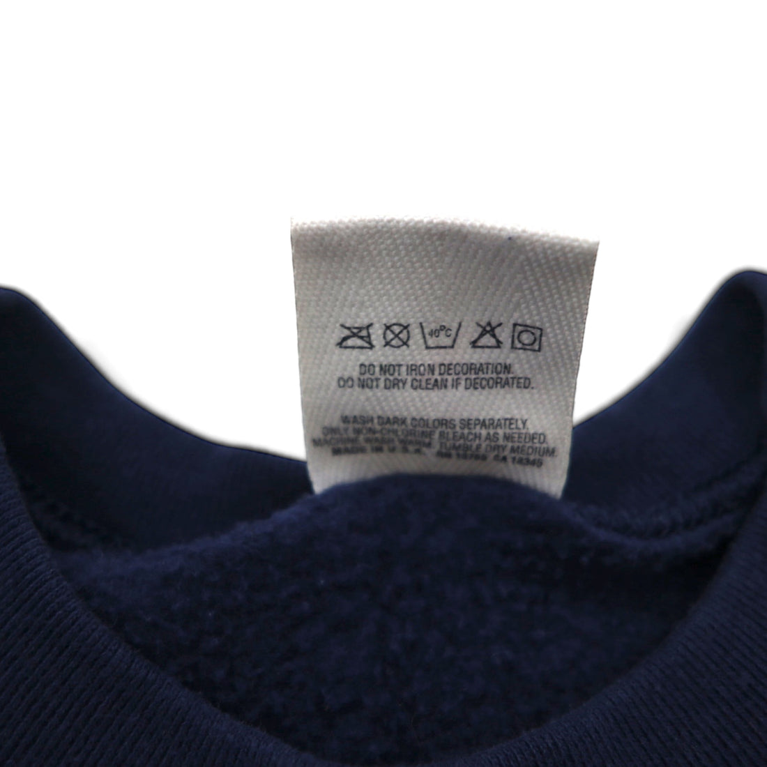 FRUIT OF THE LOOM 90s USA Sweatshirt ヘビーウェイト ブランク スウェット トレーナー XL ネイビー 無地 90年代 USA製
