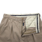 POLO RALPH LAUREN 90年代 ポロチノ 2タック ショート チノパンツ ハーフパンツ M ベージュ コットン