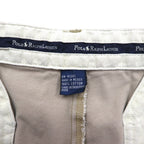 POLO RALPH LAUREN 90年代 ポロチノ 2タック ショート チノパンツ ハーフパンツ M ベージュ コットン