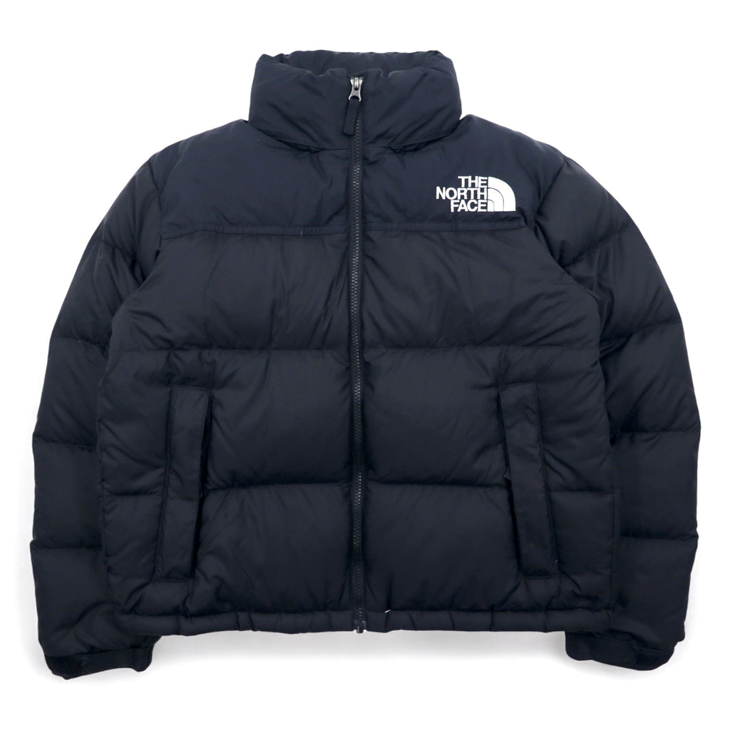 THE NORTH FACE Short Nuptse Jacket Down Jacket M Black Nylon NDW91952