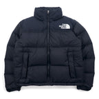 THE NORTH FACE Short Nuptse Jacket Down Jacket M Black Nylon NDW91952