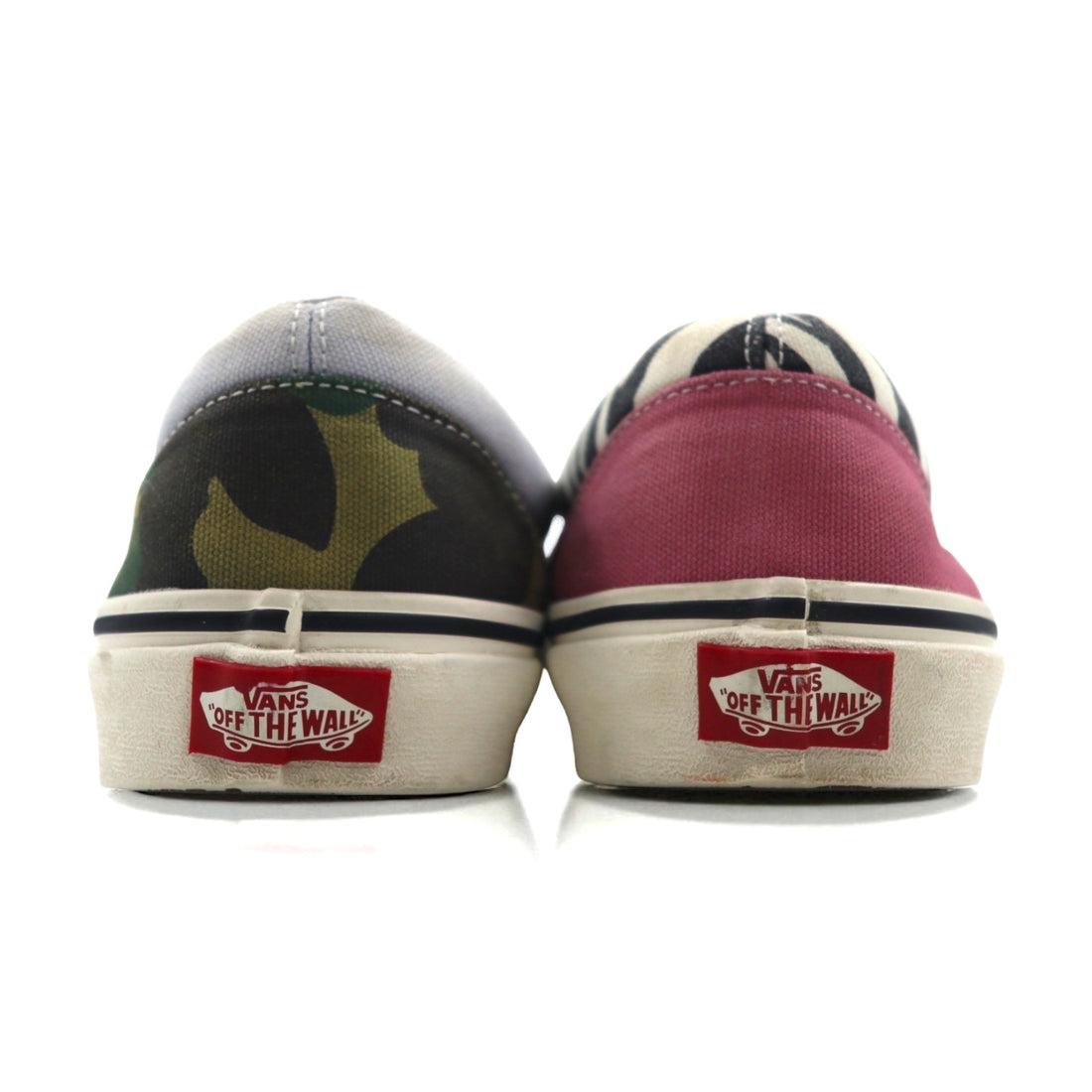VANS ERA Mismatch Zebra Camo Canvas Sneakers, Size 28cm (VN0A4U39)