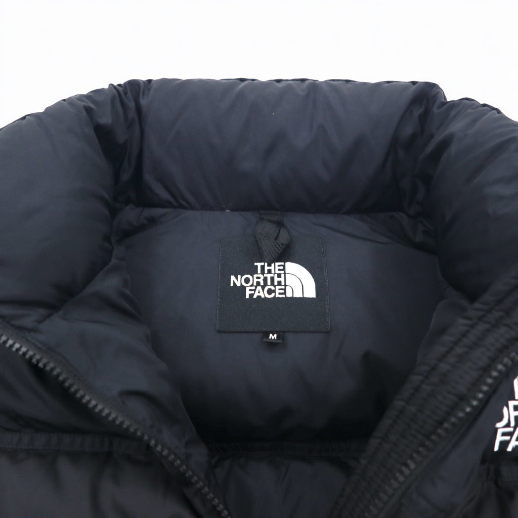 THE NORTH FACE Short Nuptse Jacket Down Jacket M Black Nylon NDW91952