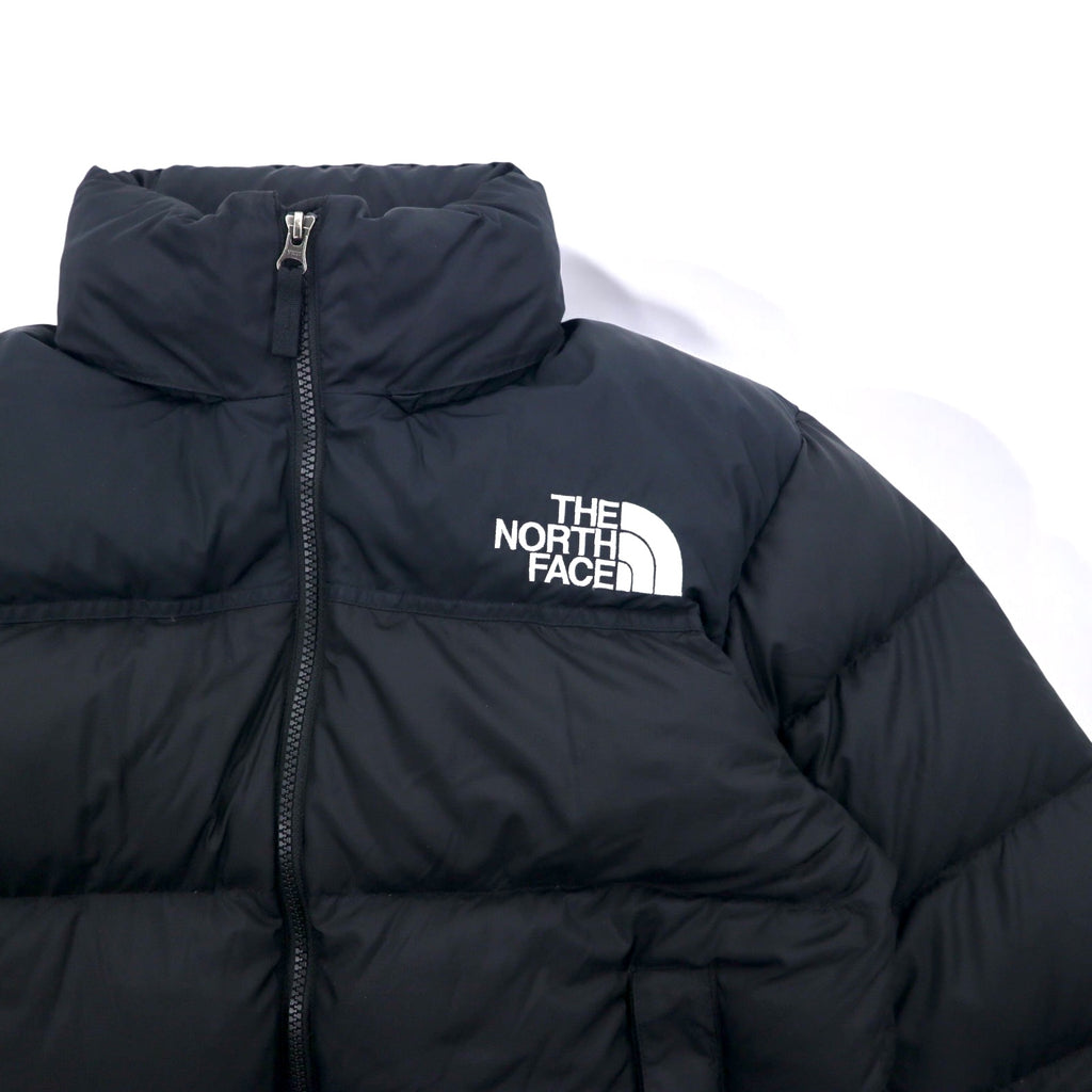 THE NORTH FACE Short Nuptse Jacket Down Jacket M Black Nylon NDW91952