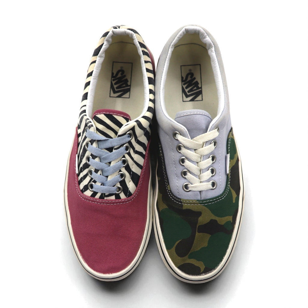 VANS ERA Mismatch Zebra Camo Canvas Sneakers, Size 28cm (VN0A4U39)