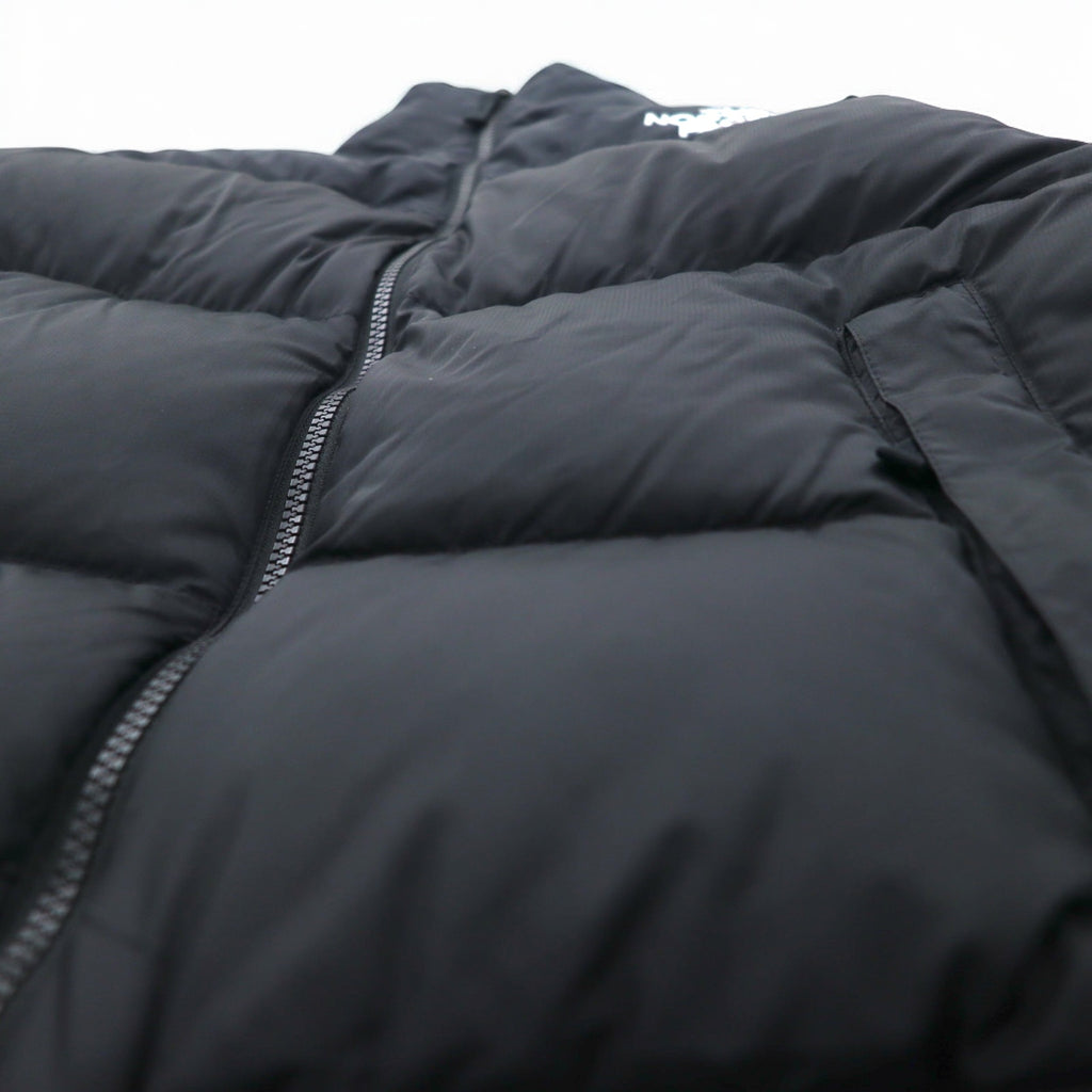 THE NORTH FACE Short Nuptse Jacket Down Jacket M Black Nylon NDW91952