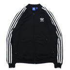 日本然リトテ-古着オンライン-adidas originalsトラックジャケット ジャージ OT ブラック ATP型 ポリエステル SUPER GIRL TRACK TOP AJ8432-adidas originals Track Jacket Jersey OT Black ATP Type Polyester SUPER GIRL TRACK TOP AJ8432