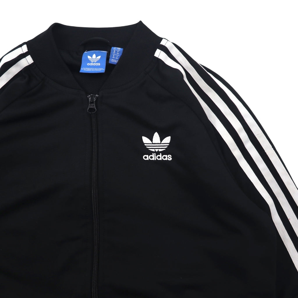 adidas originals track jacket jersey OT black ATP type polyester SUPER GIRL TRACK TOP AJ8432