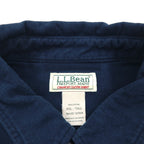 L.L.Bean シャミークロスシャツ フランネルシャツ 2XL ネイビー ダブルポケット ビッグサイズ 187924