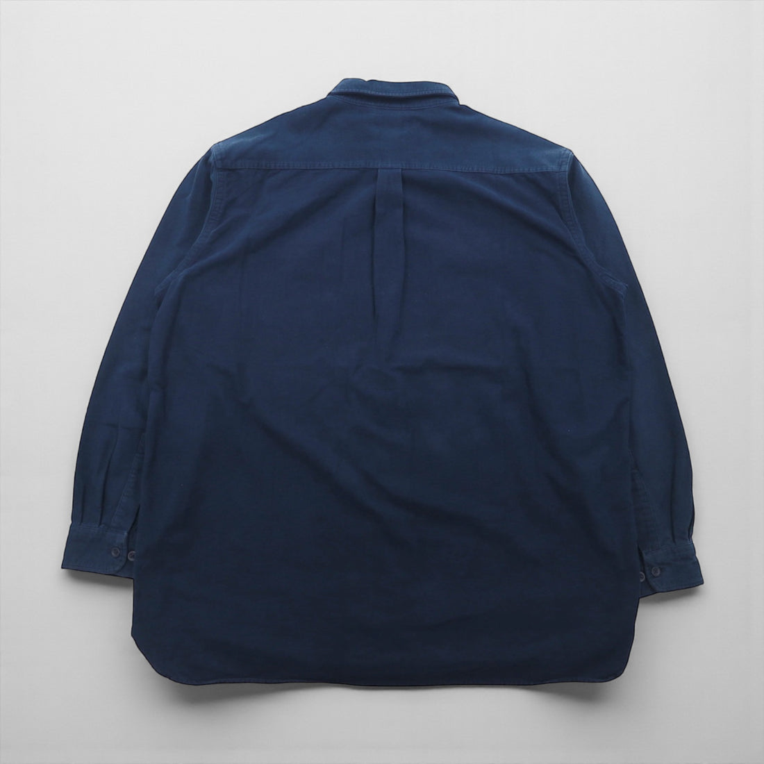 L.L.Bean シャミークロスシャツ フランネルシャツ 2XL ネイビー ダブルポケット ビッグサイズ 187924